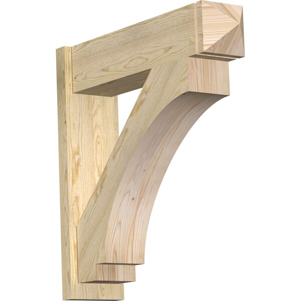 Ekena Millwork Imperial Rough Sawn Arts and Crafts Outlooker, Douglas Fir, 8"W x 32"D x 32"H OUT08X32X32IMP03RDF - main